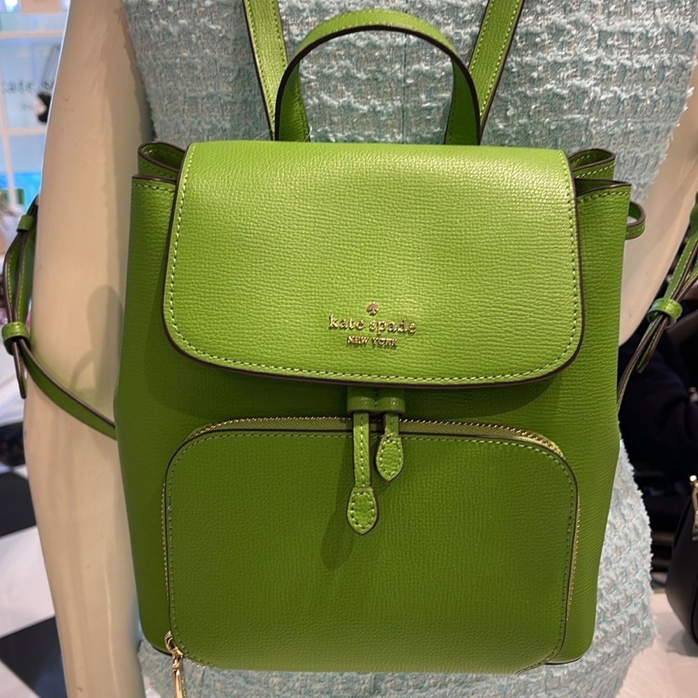 Kate Spade Kristi Medium Flap Backpack
Turtle Green
NWT - Picture 9 of 16
